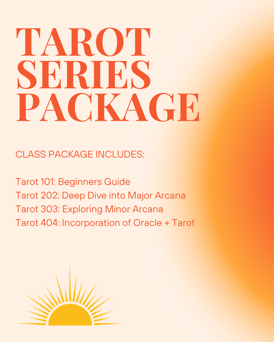 Mastering Tarot:  A 4 part series