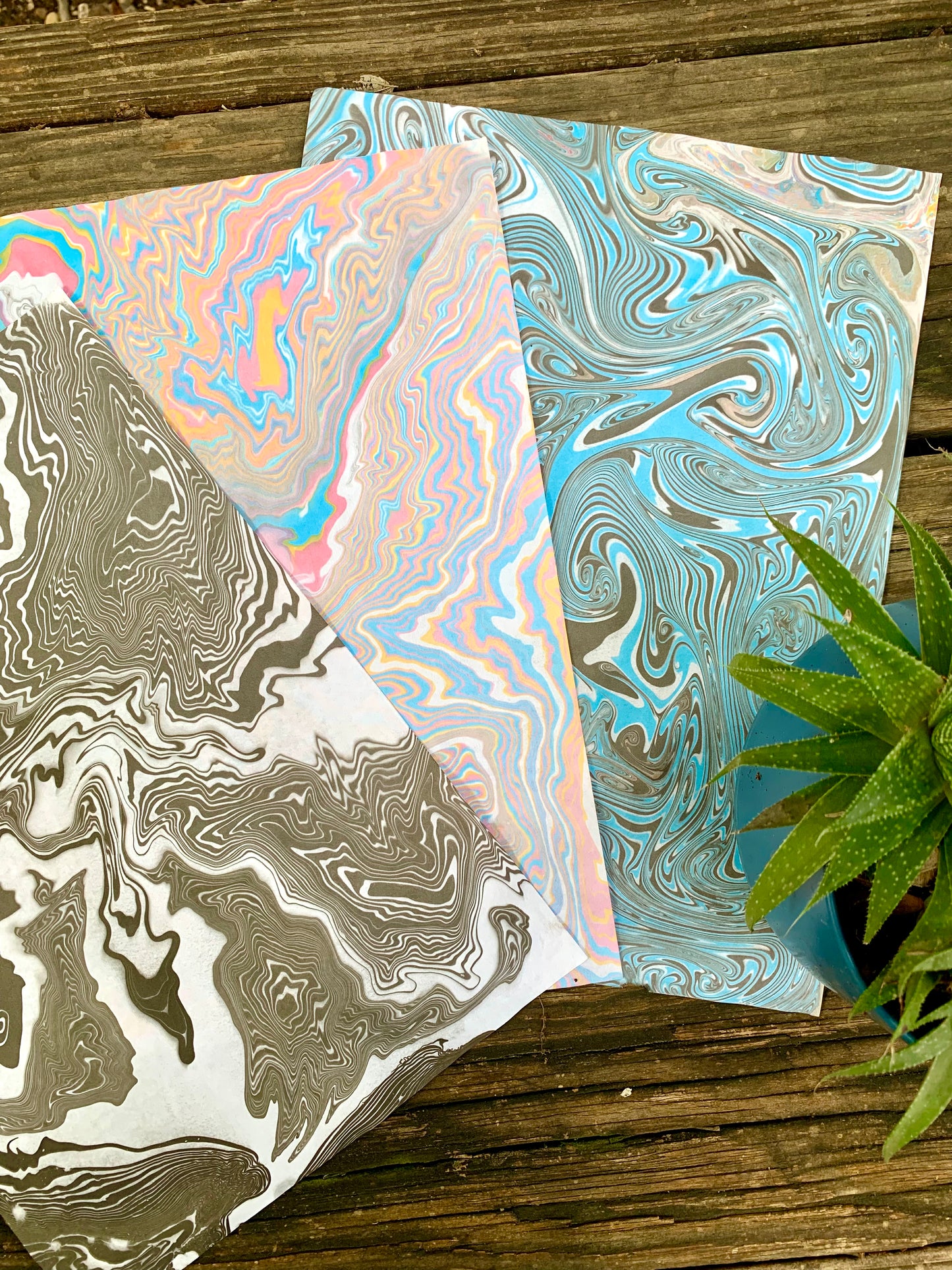 Mindful Marbling: Intro to Ink Marbling