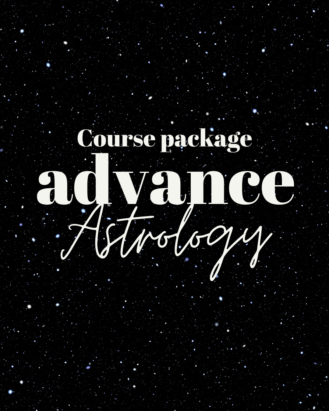 Advanced Astrology: Course Package