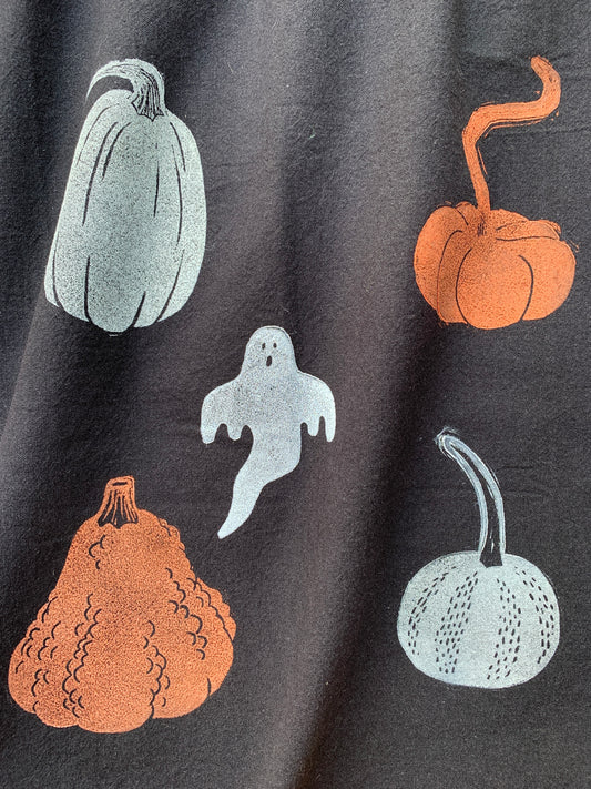 Block Printing 101: Haunted Kitchen Towel